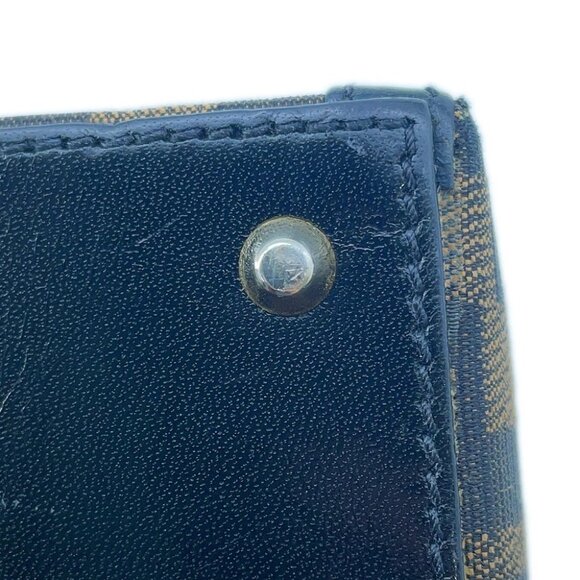 FENDI Zucca 2-way Bag Canvas/Leather Khaki - Picture 11 of 15